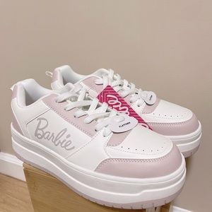 Mattel : Barbie Pink Low-Top Sneakers | Size 8 | NWT